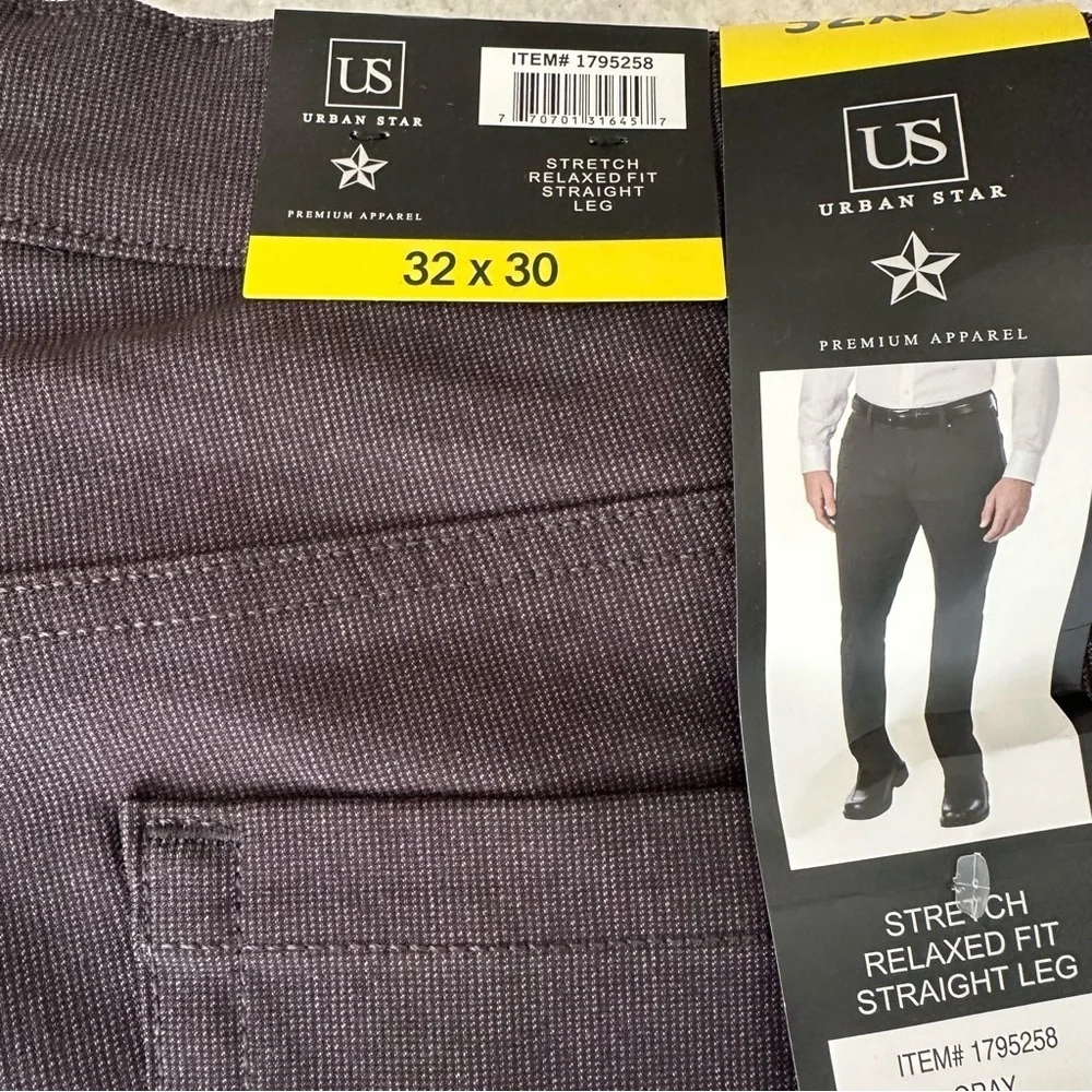 Urban Star Relaxed Fit Black Pants NWT Size 32x30